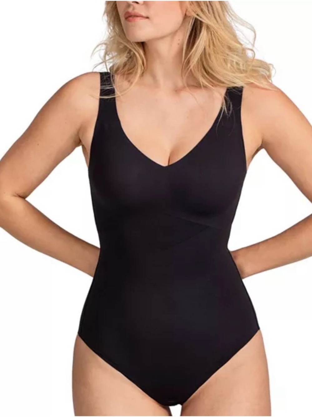 NWT HoneyLove LiftWear Tank Sculpting Padded Shapewear Bodysuit in black 2X